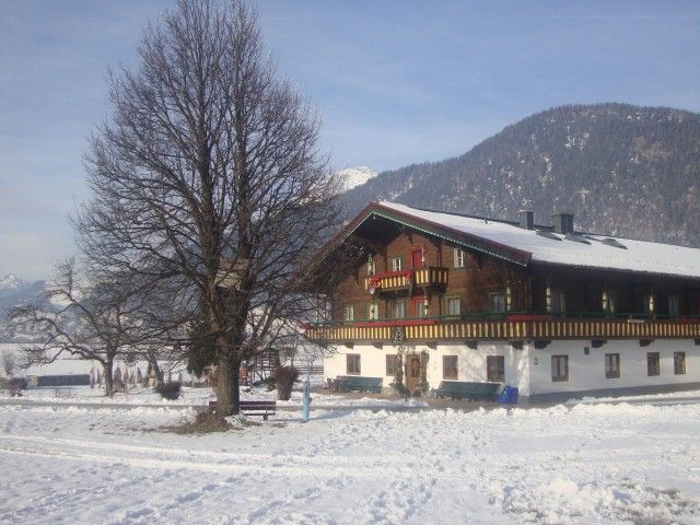 Bauernhof Mussbachhof in Saalfelden in Saalfelden am Steinernen Meer im Winter